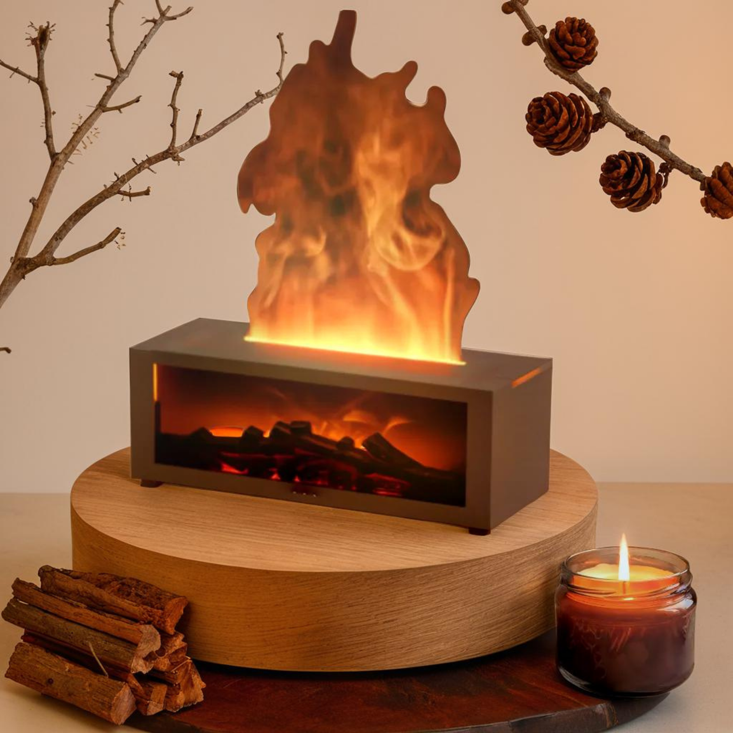 Difusor de aromas decorativo de chimenea